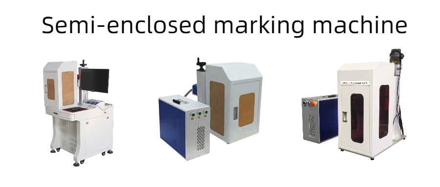 Popular in European and American countries Environmentally friendly and safe closed fiber laser marking machine