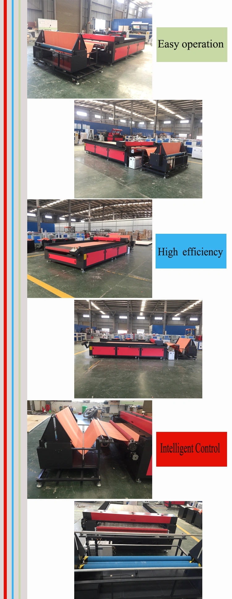 1630 automatic feed co2 laser engraving cutting machines