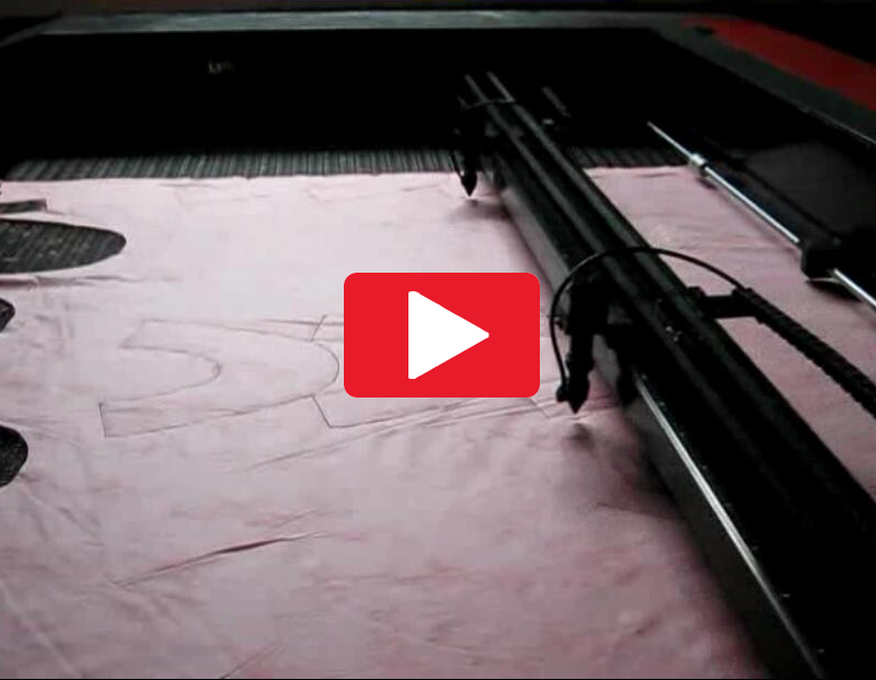 Cloth Auto Feeding Laser Cutting machine