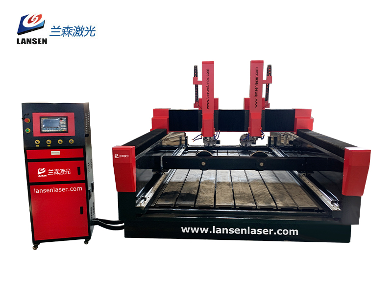 LSS1325S Dual Spindle CNC Stone Engraving machine 
