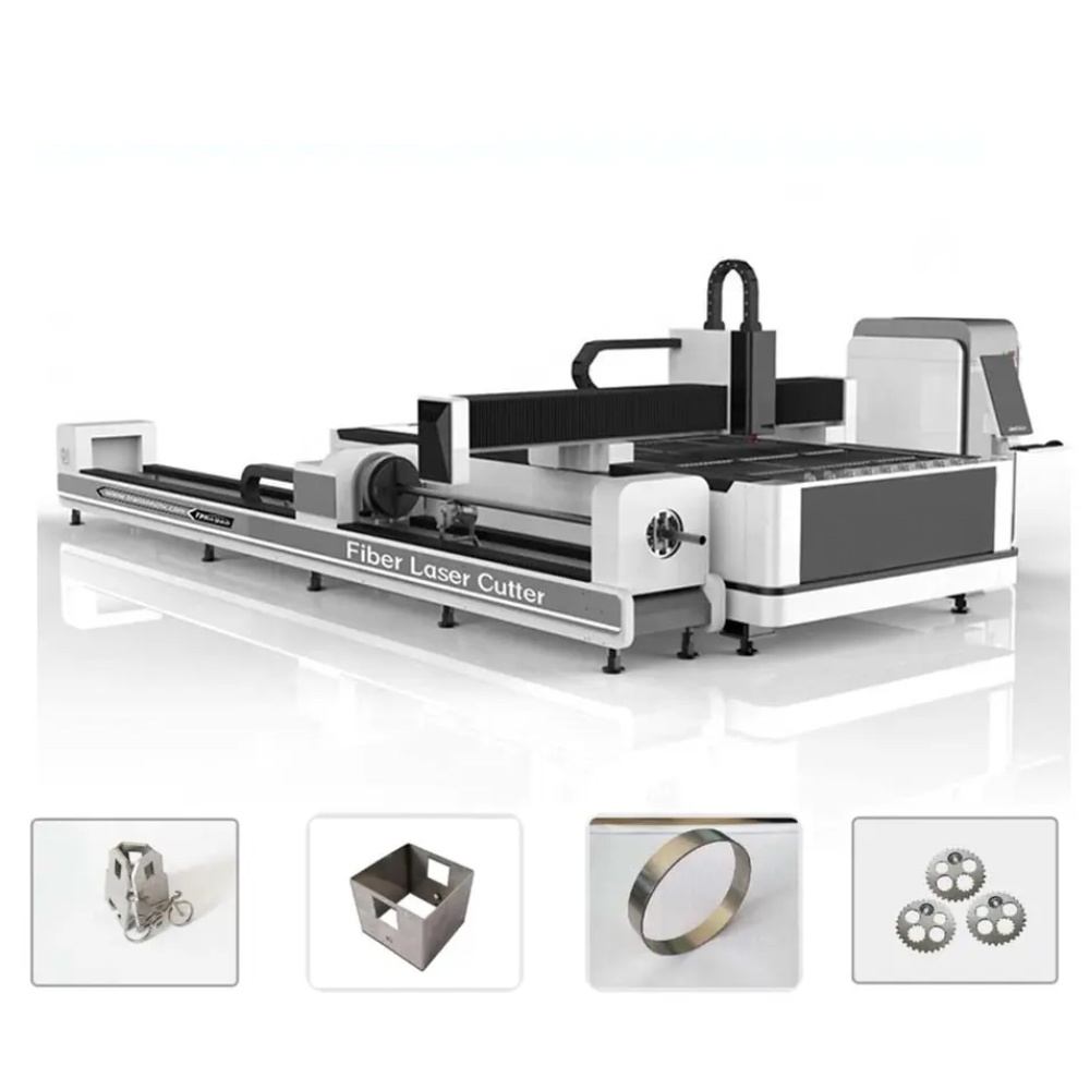 Metal Tube And Plate Fiber Laser Cutting Machine 